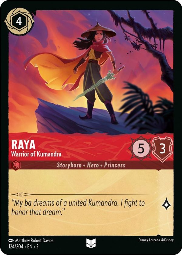 Raya - Warrior of Kumandra (124 204) [Rise of the Floodborn] For Cheap