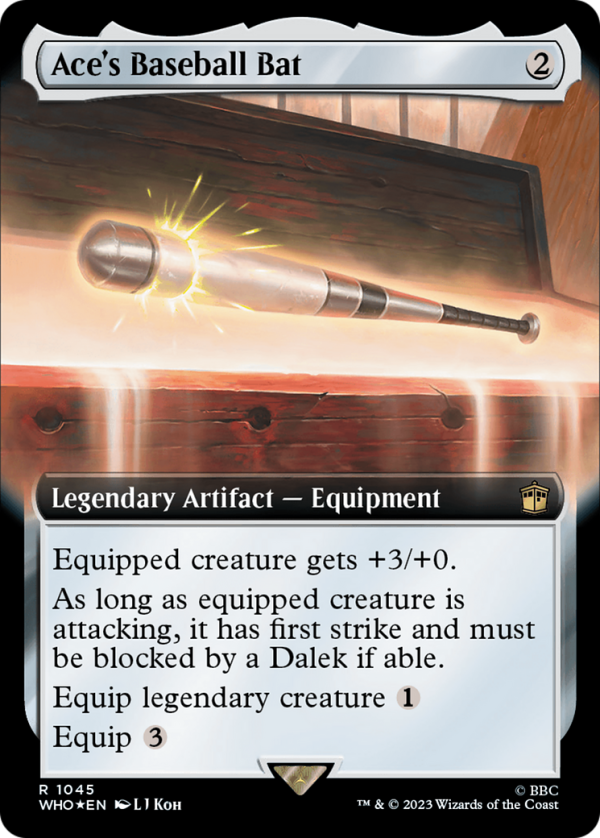 Ace s Baseball Bat (Extended Art) (Surge Foil) [Doctor Who] For Cheap