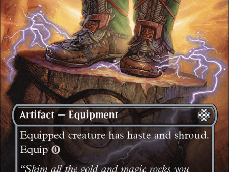 Lightning Greaves (Borderless) [The Lost Caverns of Ixalan Commander] Hot on Sale