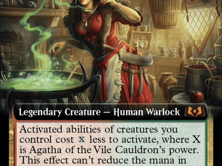 Agatha of the Vile Cauldron (Extended Art) [Wilds of Eldraine] Discount