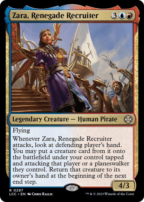 Zara, Renegade Recruiter [The Lost Caverns of Ixalan Commander] Online