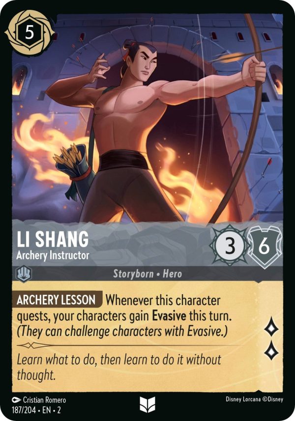 Li Shang - Archery Instructor (187 204) [Rise of the Floodborn] Online Sale