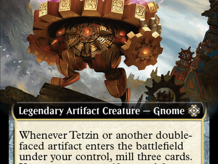 Tetzin, Gnome Champion    The Golden-Gear Colossus (Extended Art) [The Lost Caverns of Ixalan Commander] For Discount