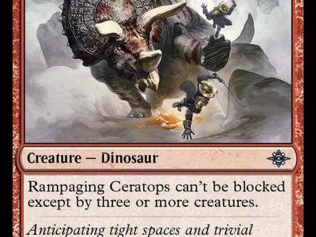 Rampaging Ceratops [The Lost Caverns of Ixalan] Hot on Sale