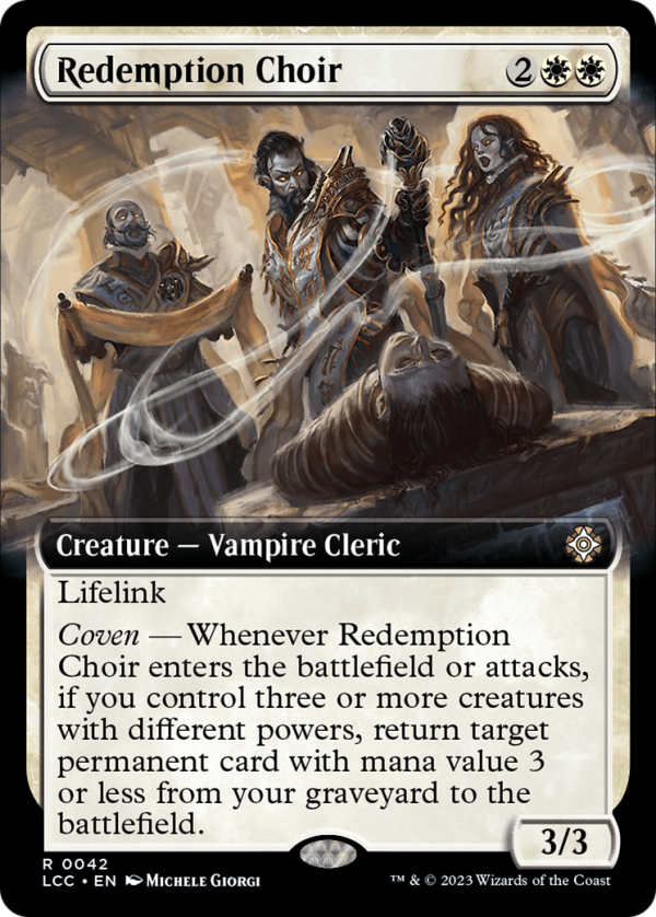 Redemption Choir (Extended Art) [The Lost Caverns of Ixalan Commander] Online Hot Sale