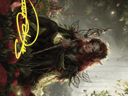 Yenna, Redtooth Regent Art Card (Gold-Stamped Signature) [Wilds of Eldraine Art Series] Online now