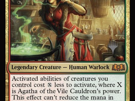 Agatha of the Vile Cauldron (Promo Pack) [Wilds of Eldraine Promos] on Sale