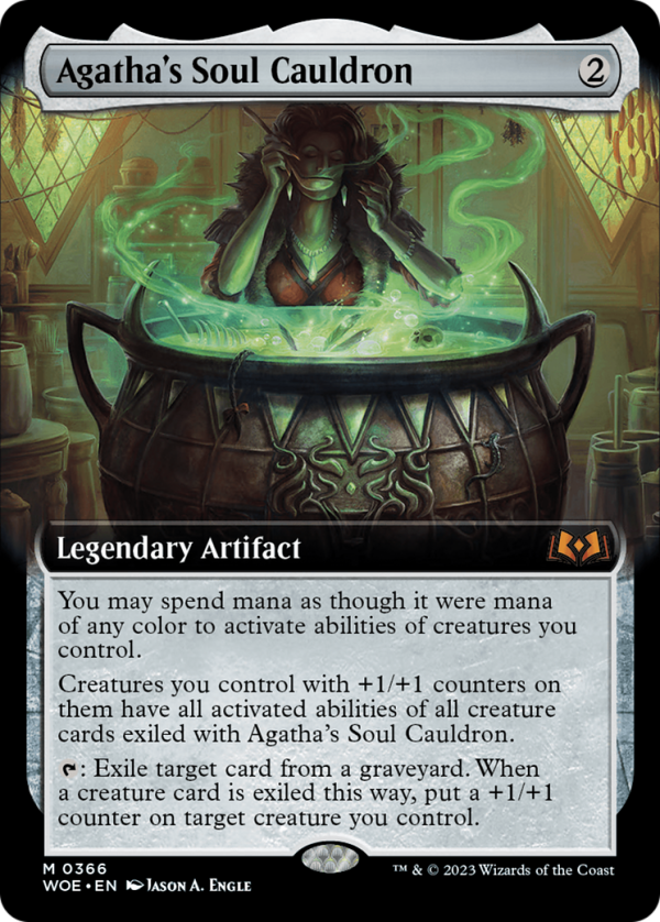 Agatha s Soul Cauldron (Extended Art) [Wilds of Eldraine] Online now