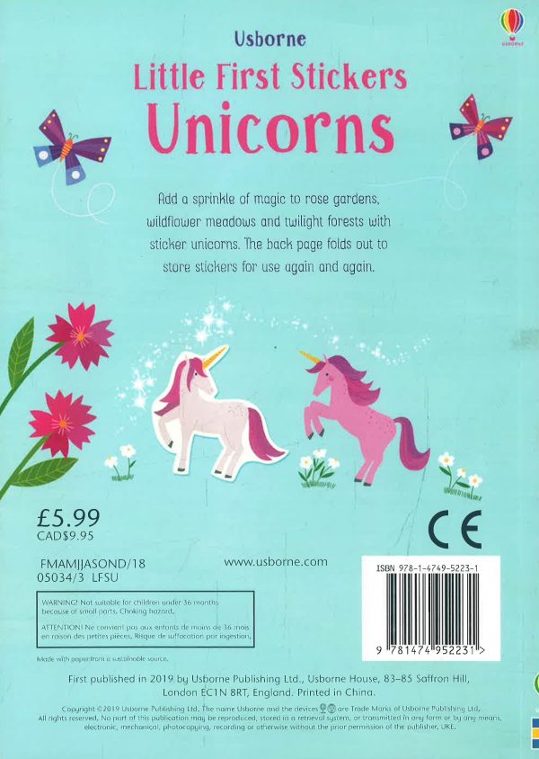 Little First Stickers Unicorns Cheap